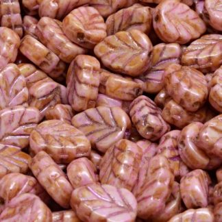 Mint Leaf Beads 10x8mm (111-30442-10x08-02010-65323)