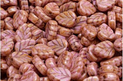 Mint Leaf Beads 10x8mm (111-30442-10x08-02010-65323)