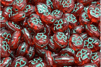 Shamrock Oval Beads 10x8mm (111-23201-10x08-90070-54316)