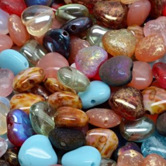 Heart Beads 8x8mm (111-79001-08x08-00001-mix)