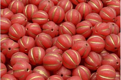 Melon Beads 8x8mm (111-19201-08x08-R0932-84100-54302)