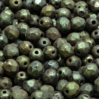Firepolished Round Beads 6mm (151-19001-06x06-23980-ETCH-14495)