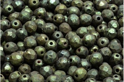 Firepolished Round Beads 6mm (151-19001-06x06-23980-ETCH-14495)
