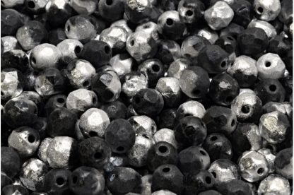 Firepolished Round Beads 6mm (151-19001-06x06-23980-ETCH-27001)