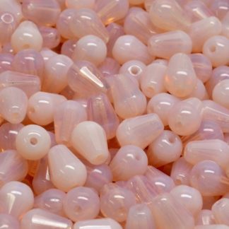 Firepolished Drop Beads 8x6mm (151-15101-08x06-71010)