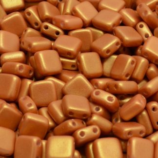 2 Holes Pressed Tile Beads 6x6mm (111-30516-06x06-02010-24104)