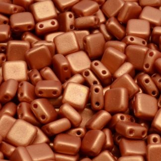 2 Holes Pressed Tile Beads 6x6mm (111-30516-06x06-02010-24106)