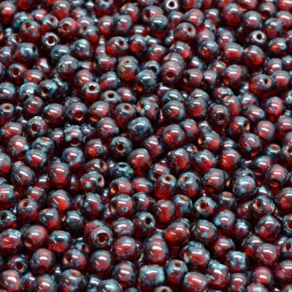 Round Druck Beads 3mm (111-19001-03x03-90080-86800)