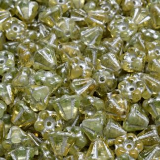 Bell Flower Beads 4x6mm (111-00240-04x06-17801-54301)