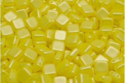 2 Holes Pressed Tile Beads 6x6mm (111-30516-06x06-02010-24002)