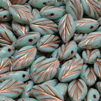 Beech Leaf Beads 7x11mm (111-01089-07x11-54200-54318)