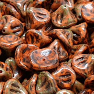 Daylily Flower Beads 10x8mm (111-00320-10x08-93120-86800)