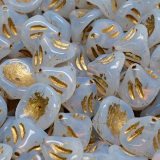 Daylily Flower Beads 10x8mm (111-00320-10x08-01000-54302)