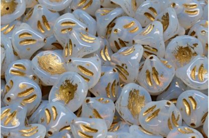 Daylily Flower Beads 10x8mm (111-00320-10x08-01000-54302)