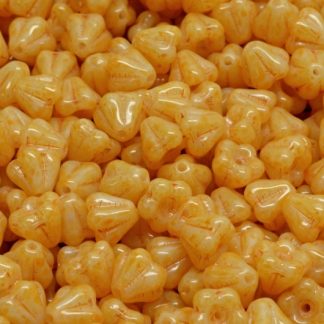 Bell Flower Beads 4x6mm (111-00240-04x06-83539-33302)
