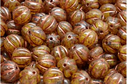 Melon Beads 8x8mm (111-19201-08x08-R0812-86800-54307)