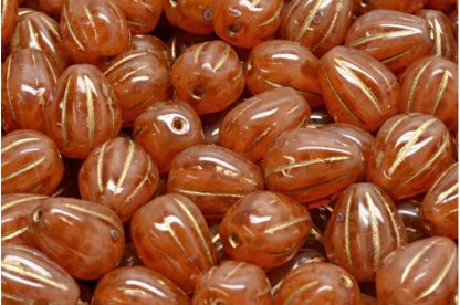 Drop Melon Beads 11x9mm (111-30283-11x09-71010-86800-54302)