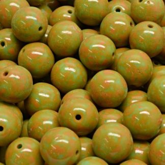 Round Druck Beads 8mm (111-19001-08x08-63130-33302)