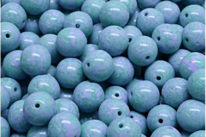 Round Druck Beads 8mm (111-19001-08x08-63130-33305)