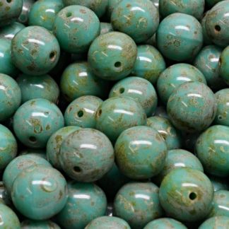 Round Druck Beads 8mm (111-19001-08x08-63130-86800)