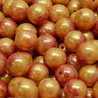 Round Druck Beads 8mm (111-19001-08x08-71010-91240-34302)