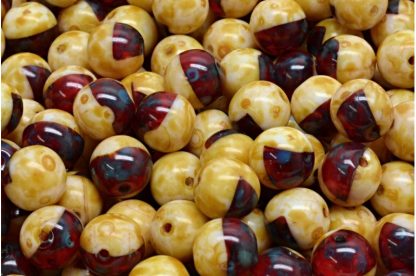 Round Druck Beads 8x8mm (111-19001-08x08-90080-03000-86800)