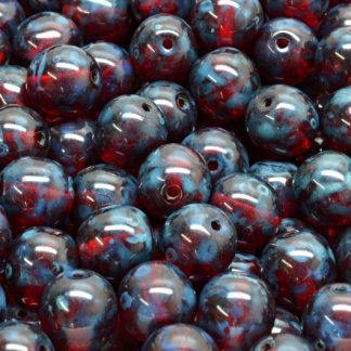 Round Druck Beads 8mm (111-19001-08x08-90080-86800)