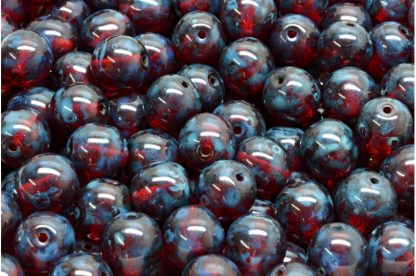 Round Druck Beads 8mm (111-19001-08x08-90080-86800)
