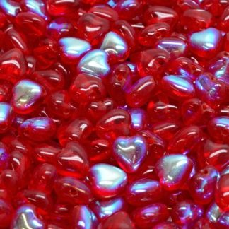 Heart Beads 6x6mm (111-79001-06x06-90080-28701)