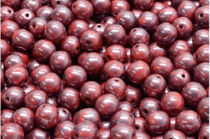 Round Druck Beads 6mm (111-19001-06x06-93200-15464)