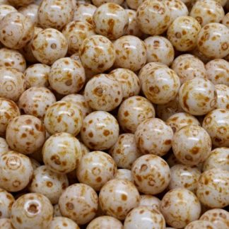 Round Druck Beads 6mm (111-19001-06x06-02010-86800)
