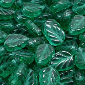 Mint Leaf Beads 10x8mm (111-30442-10x08-50720)