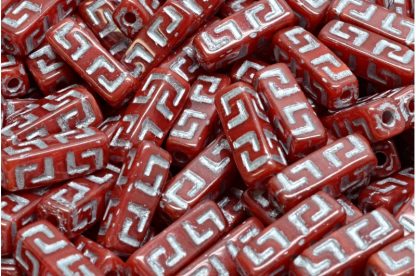 Celtic Block Beads 15x5mm Large hole (111-95012-15x05-91260-54301)
