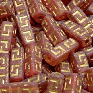 Celtic Block Beads 15x5mm Large hole (111-95012-15x05-R2908-84100-54302)