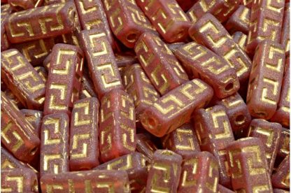 Celtic Block Beads 15x5mm Large hole (111-95012-15x05-R2908-84100-54302)