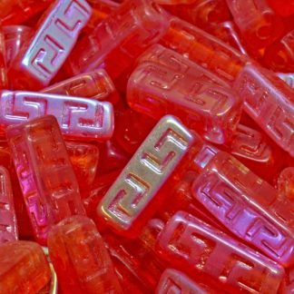 Celtic Block Beads 15x5mm Large hole (111-95012-15x05-R2908-28701)