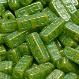 Celtic Block Beads 15x5mm Large hole (111-95012-15x05-51000-34302-43811)