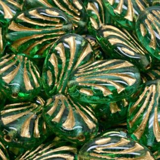 Oval With Lines 17x12mm (111-95017-17x12-50720-54302)