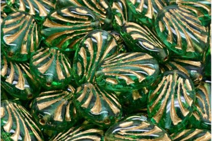 Oval With Lines 17x12mm (111-95017-17x12-50720-54302)