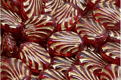 Oval With Lines 17x12mm (111-95017-17x12-90080-54302)