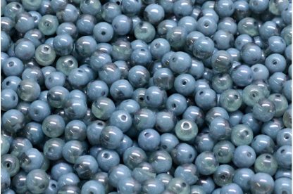 Round Druck Beads 4mm (111-19001-04x04-10020-02010-14464)