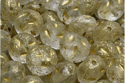 Moon Stone Bead 13x13mm (111-95079-13x11-00030-etch-54302)