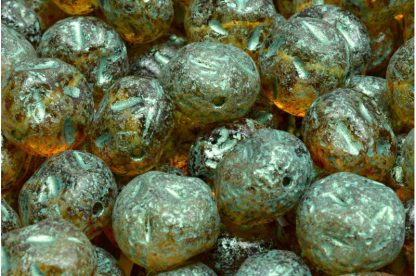 Moon Stone Bead 13x13mm (111-95079-13x11-00030-etch-86800-54315)