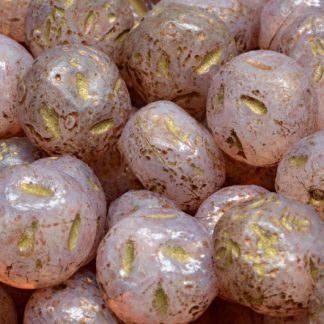 Moon Stone Bead 13x13mm (111-95079-13x11-01000-etch-54302-34304)