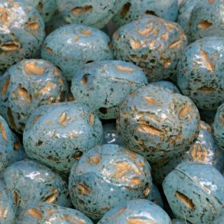 Moon Stone Bead 13x13mm (111-95079-13x11-01000-etch-54302-34308)
