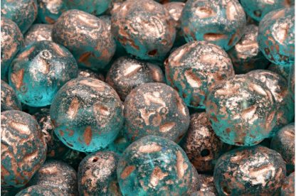 Moon Stone Bead 13x13mm (111-95079-13x11-60110-etch-54318)