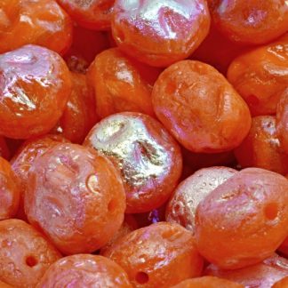 Moon Stone Bead 13x13mm (111-95079-13x11-81260-etch-28701)