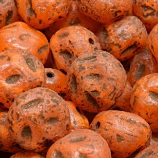 Moon Stone Bead 13x13mm (111-95079-13x11-81260-etch-54317)