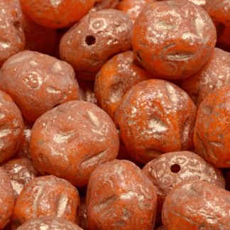 Moon Stone Bead 13x13mm (111-95079-13x11-81260-etch-54318)