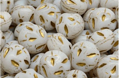 Moon Stone Bead 13x13mm (111-95079-13x11-02010-54302)